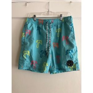 Maui & Sons Palm Tree Board Shorts